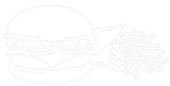 Burger et frite dessin