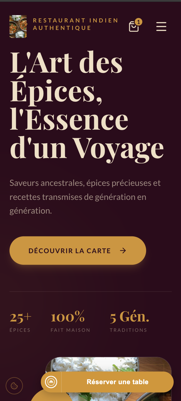 Version mobile - Délices du Kashmir