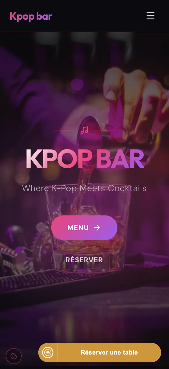 Version mobile - Kpop Bar